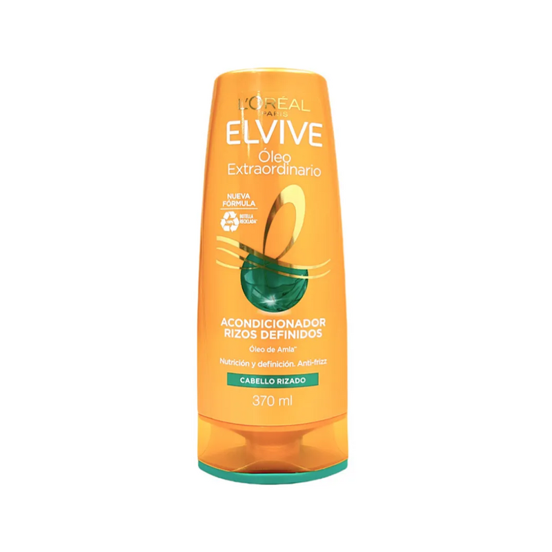 L'Oréal Paris Acondicionador Elvive Óleo Extraordinario Cabello Rizado 370 Ml