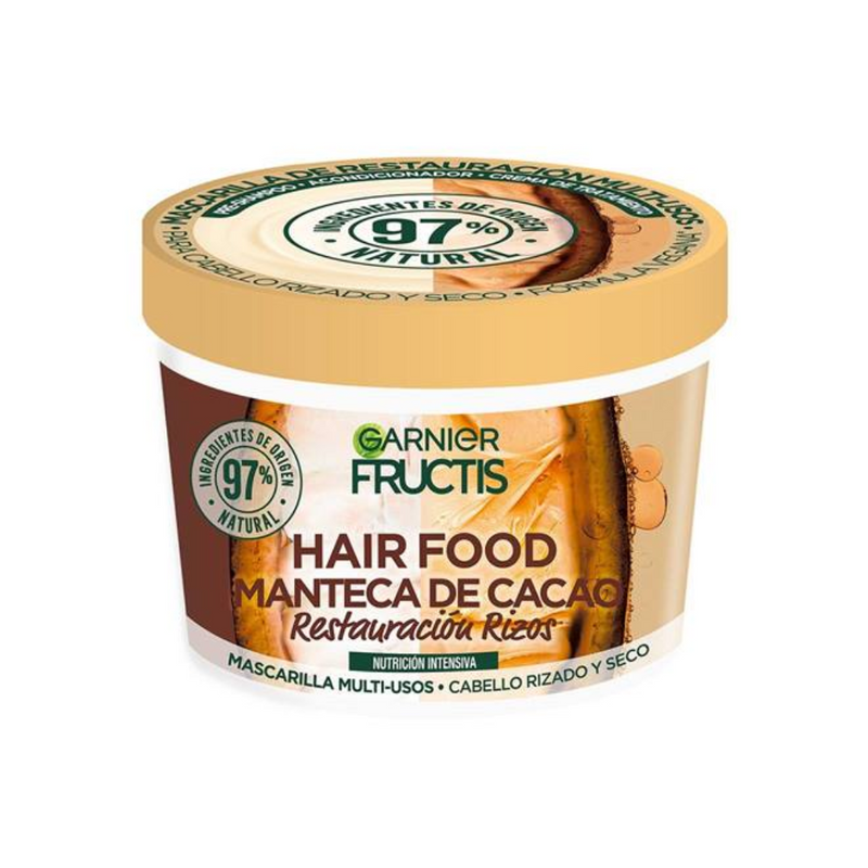 Mascarilla Hair Food Manteca De Cacao Multi-Usos | Para Cabello Rizado Y Seco