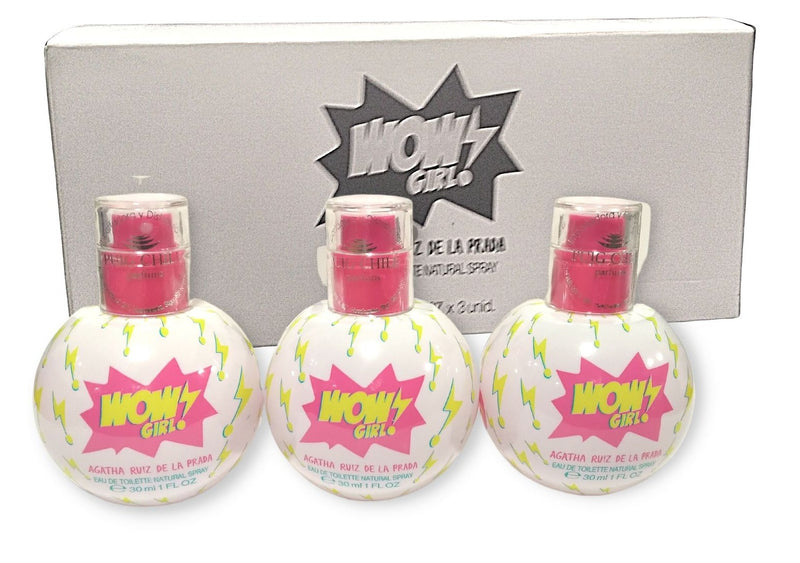 Wow Girl Agatha Ruiz De La Prada Pack 3 X 30Ml Mujer Edt (Caja Blanca)