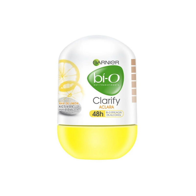 Desodorante Bi-O Antitranspirante Clarify Aclara Aha De Limón 50 Ml