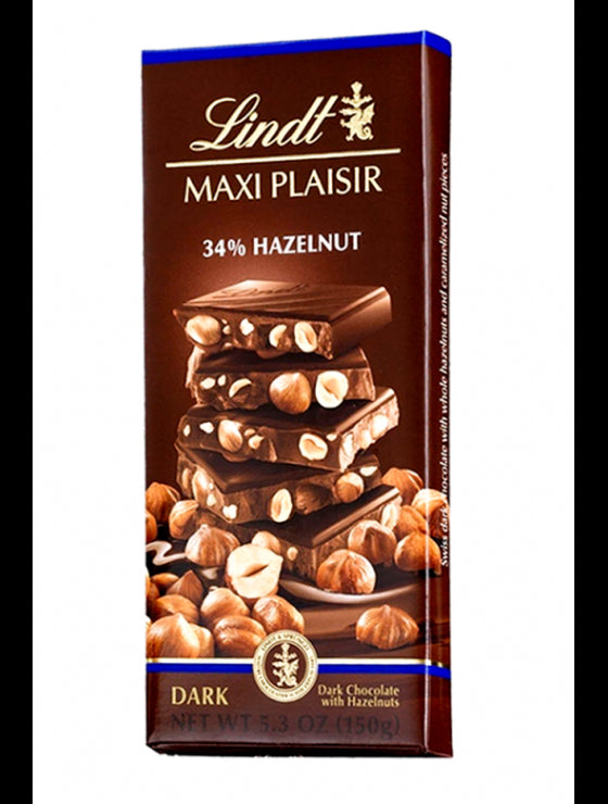 Taf Maxi Pla Noir Hazel Lindt 150G Chocolate