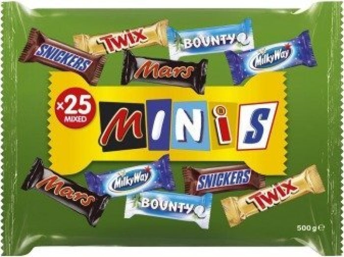 Mixed Minis Mars Bag Mars 24X500G Chocolates
